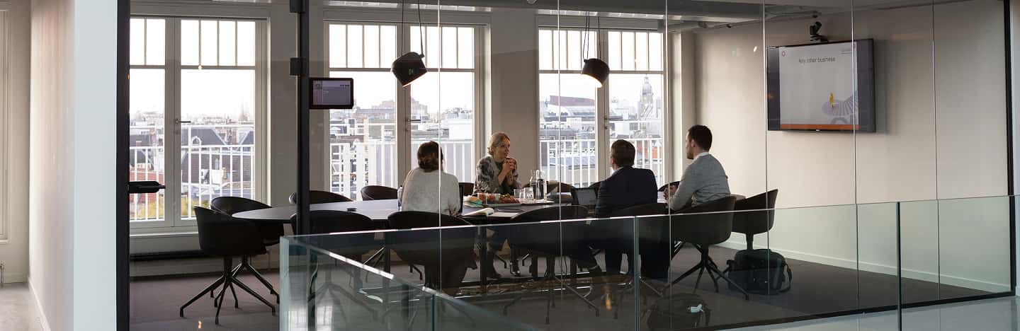 people in office